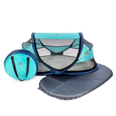 Deryan - Travel Cot Baby - Deluxe Ocean Blue