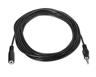 Watio Wave Câble audio - Câble stéréo jack 3,5 mm mâle vers jack 3,5 mm femelle, 1,5 m, flexible et durable, idéal pour connecter des appareils audio. *