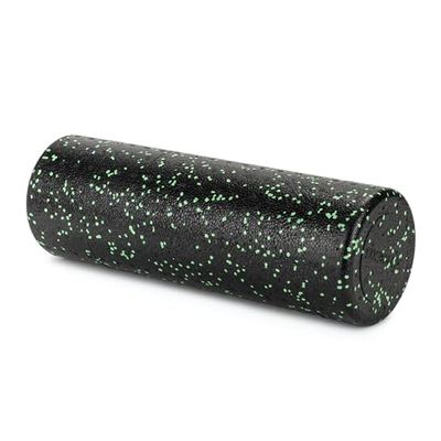 TREXO Rullo da massaggio di dimensioni 45x15 cm in Colore Lim Rullo massaggio muscolare Fisica Foam roller con superficie liscia adatto a Tutti per la rigenerazione quotidiana in Schiuma EPP