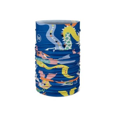 Buff Multifunctional Tour de cou Original EcoStretch Garçon Fille, Foulard, Tubulaire, Multifonctionnel, Cou et Tête, Course, Marche, Randonnée, Durable, Léger, Bleu, Taille Unique