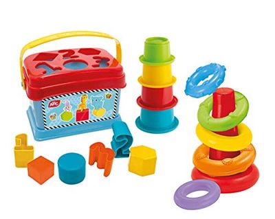 Simba ABC Baby-Juego de pirámide de Anillo, Multicolor, Small (104010191)
