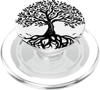 Símbolo celta del árbol de la vida con diseño de nudos PopSockets PopGrip para MagSafe
