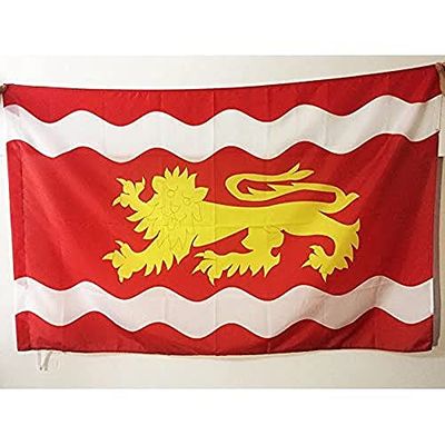 AZ FLAG Bandiera Lot E GARONNA 150x90cm - Bandiera Dipartimento del Lot-ET-GARONNE - Francia 90 x 150 cm Foro per Asta
