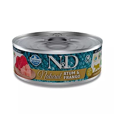 N&D CAT NATURAL TUNA & CHICKEN 70 GR