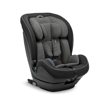 Inglesina Caboto i-Size Siège Auto, Isofix, de 15 mois à 12 ans environ, de 76 à 150 cm, Vulcan Black
