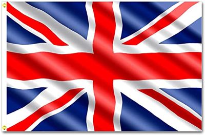 SHATCHI 11658 5ft x 3ft Groot-Brittannië GB Union Jack UK Nationale Vlaggen Sportevenementen Pub BBQ Koninklijk Thema Decoraties Banner Ondersteuning Tafelhoes 90 cm x 150 cm, Polyester