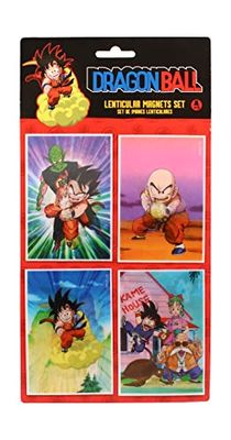 Set of 4 LENTICULAR MAGNETS Characters Dragon Ball