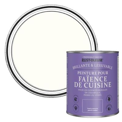 Rust-Oleum Peinture Rose Résistante à l'eau pour Faïence de Cuisine, Finition Brillante - Sweet Nothing 750ml