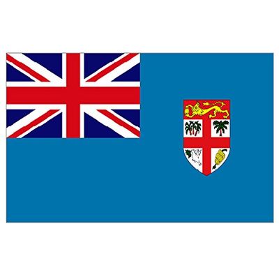 Supportershop-gagliardetto Unisex Fiji, Blu, 150 x 90 cm
