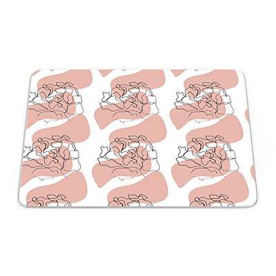 Questo Casa, Rectangle Digital Printed Mouse Pad, Non-Slip Base, for Office and Home, Size: 22 x 18 cm