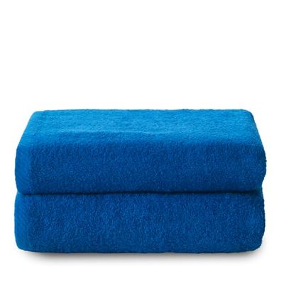 Top Towel - Plus - Lot de 2 Grandes Serviettes de Bain - Grandes Serviettes de Douche - Serviette de Bain de 100 x 150 cm - Azuline