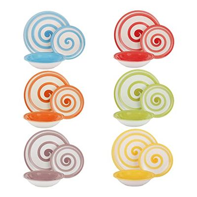 Set of 18 Hypno Plates