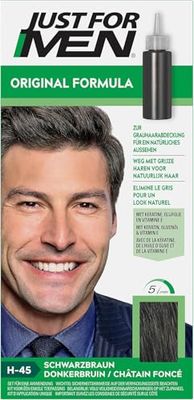 Just For Men Formule Originale Coloration Cheveux Chtain Fonc, Restaure La Couleur Originale Pour Un Look Naturel - H45