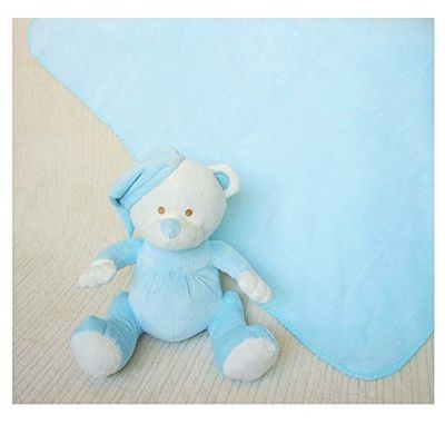 Duffi babydeken en pluche dier, 90 x 75 cm, kleur Master Baby Home, S.L. 5273-04.