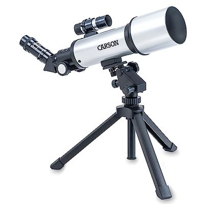 Carson SC-450 - Telescopio (70 mm), Color Plateado