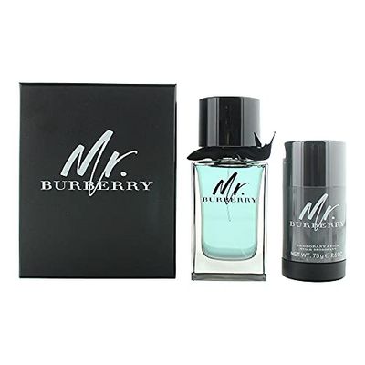 BURBERRY 2 Piece Gift Set: Eau De Toilette 100ml - Deodorant Stick 75g