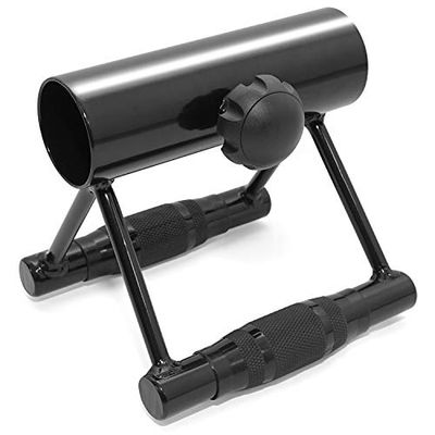 Yes4All R4JJ Manico in gomma Deluxe T-Bar Row Platform landmine attachment – Girevole a 360° e facile da installare – Adatto per barre olimpiche standard da 2,5 cm e 5 cm