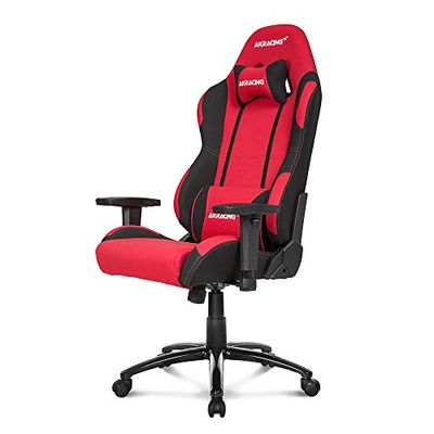 AKRacing Core Series EX Gaming Chair with 5/10 Years Manufacturer Warranty - Red/Black Fabric