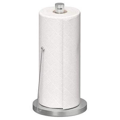 stardis Simply Kitchen Roll Holder Stainless Steel Matt Brushed Roll Holder Stable and Durable Paper Roll Holder (Stainless Steel)