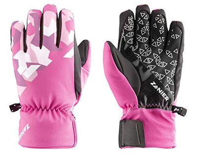 Zanier Unisex ungdom 12078-1567-6 handskar, kamo, fuchsia, 6