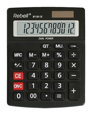 REBELL 8118-12 BX, Desktop Calculator