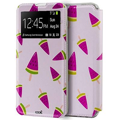 Cool Flip Cover Cover fodral för Xiaomi Mi 10 Lite Vattenmelon ritningar