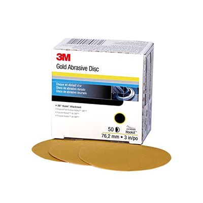 3M 182 Hookit 236U ouro 6" P1C Grit - disco anti-pó