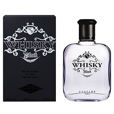 WHISKY BLACK • Eau de Toilette 100 ml • Men perfume • Natural Spray • EVAFLORPARIS