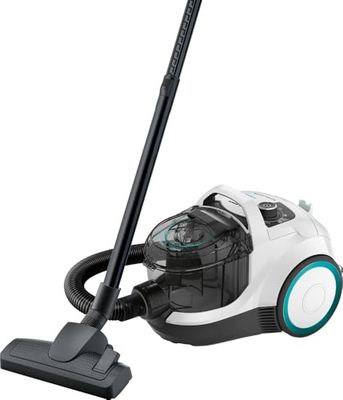 Bosch Electroménager Série 4, BGC21HYG1, aspirateur traîneau sans Sac Pro Hygiène, Filtre hygiénique UltraAllergie, Puissant et Compact, 550 Watts, Accessoire pour Matelas Inclus, Blanc
