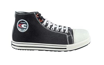 Cofra veiligheidsschoenen S1 P Ball Old Glories in Chucks-look, maat 39, zwart, 35011-002