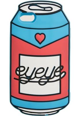Mister Tee Mobilfodral Phonecase Can för iPhone 7 och 8, ljusblå/röd
