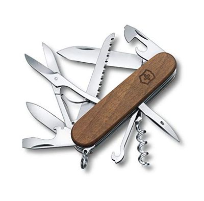 Victorinox, Huntsman Wood, coltellino svizzero in legno (13 funzioni, lama grande, seghetto)