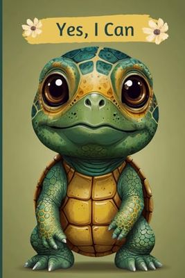 Cute Turtle Notebook- Motivate Kids, Teens, girls and All Turtle and Tortoise Lovers - Blank Notebook- 120 Wide Ruled Pages- Paperback