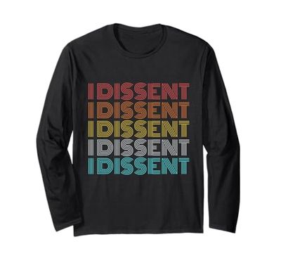 Retrò Vintage I Dissenso Maglia a Manica