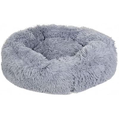 HKM Fluffy hondenbed lichtgrijs 70cm x 25cm