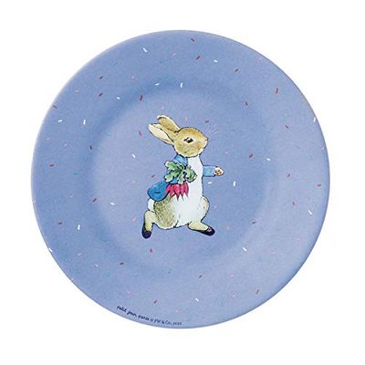 Petit Jour Paris - Dessertbord Peter Rabbit Blue - Perfect voor het dessert! Veelkleurig BP921P