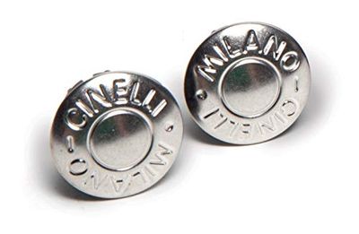 Cinelli Milano Anodizado par de tampões de extremidade de barra, para homem, prateado, Einheitssize