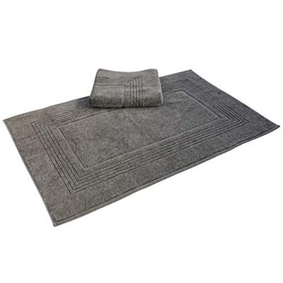 Dyckhoff Stonewashed Lot de 2 Tapis de Bain réversibles à café Chaud 27 x 26 x 8 cm