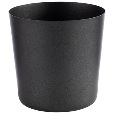 APS Schaal -LEVANTE- Ø 8,5 cm, H: 8,5 cm roestvrij staal, kleur: grijs zwart 0,4 liter