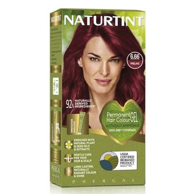 Naturtint Permanent Hair Colour, 6.66 Fireland (Packaging May Vary)