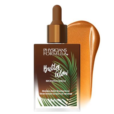 Physicians Formula Butter Glow Bronzing Serum, Bronzer Líquido, Serum con Fórmula Nutritiva Enriquecida con una Mezcla de Mantecas de Murumuru, Cupuaçu y Tucumá, Sunkissed Glow Nueva Versión
