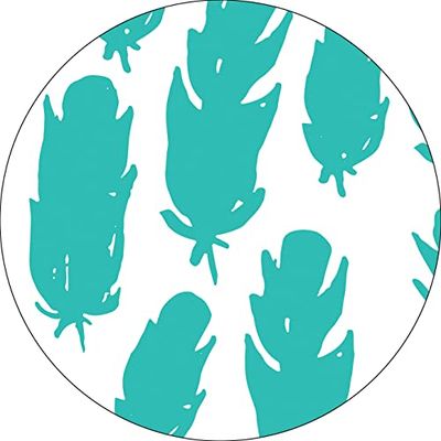 Bonateks, Round Digital Printed Mouse Pad, Non-Slip Base, for Office and Home, Diameter:22cm