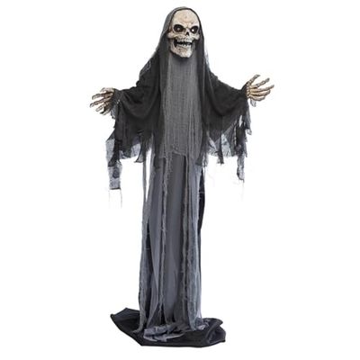 Boland- Halloween Decorazione in Piedi Growing Reaper, Multicolore, 180-215 cm, 73121