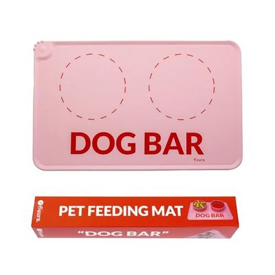 Fisura – Tapis de gamelle Dog Bar. Tapis en Silicone pour gamelle Original. Tapis de gamelle antidérapant et imperméable. 49,5 centimètres x 26,5 centimètres