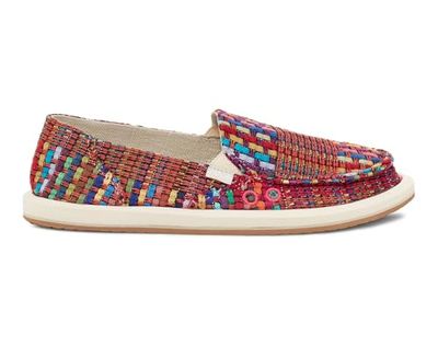 Sanuk Coperta Donna, Mocassino, Rosa, Multicolore, 40 EU