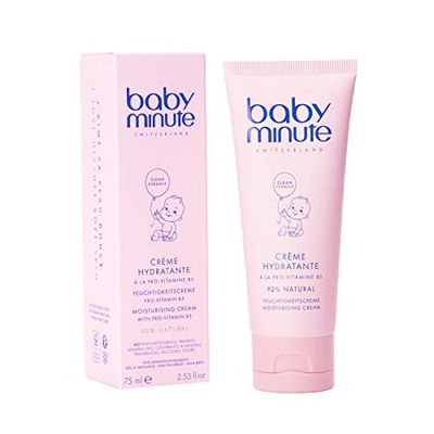 BABY MINUTE • CRÈME HYDRATANTE • Hydrate, Nourrit, Apaise, Protège・Bébé - 75ml