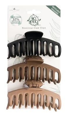 So Eco Essential Claw Clips - 3 Pack