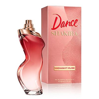 Shakira Perfumes – Dance Midnight Muse – Eau de Toilette för kvinnor – Långvarig – Feminin, romantisk och charmig doft – blommig, fruktig och vaniljötter – perfekt för dagen – 80 ml