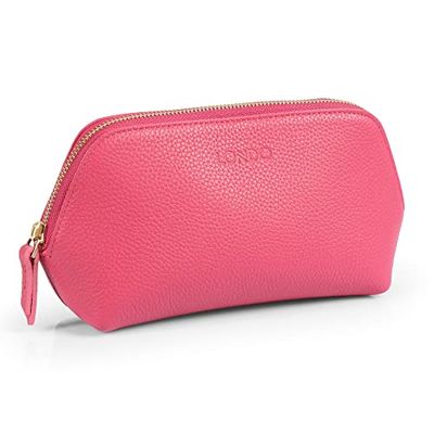 Londo Lederen Make-up Tas (Roze)