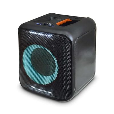 Nedis Bluetooth Party Luidspreker - Max. batterijduur: 5 uur - 150 W - Draaggreep - Partylicht - Koppelbaar - Equalizer - Oranje/Zwart